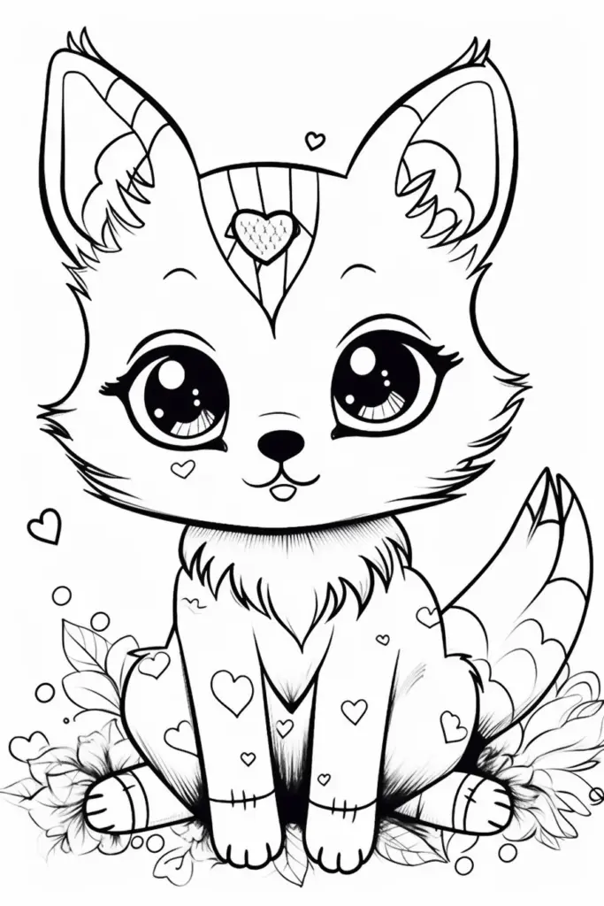 Coloring Pages Cute Animals Printable - Printable Free Templates
