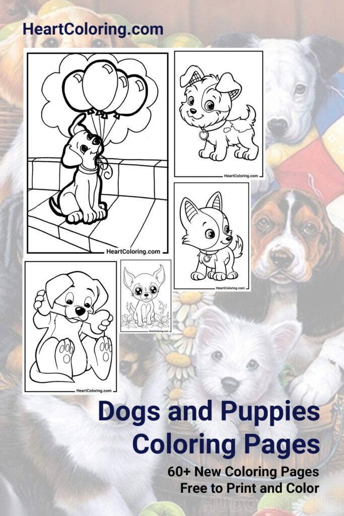 Coloring Pages Dogs And Puppies