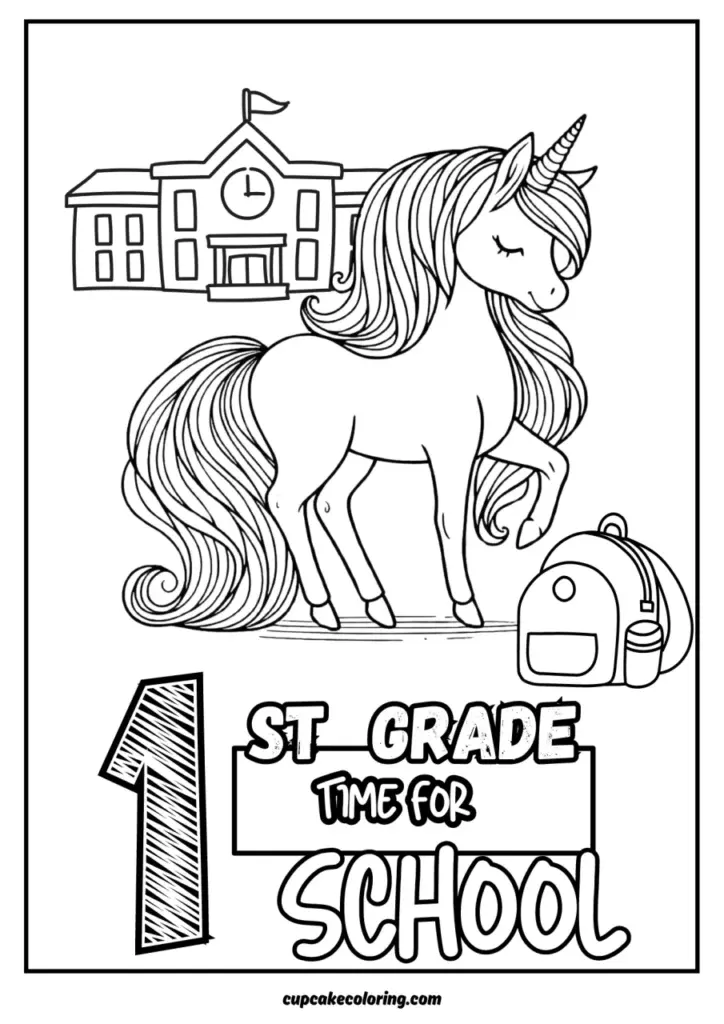 Coloring Pages For 1st Grade Girls