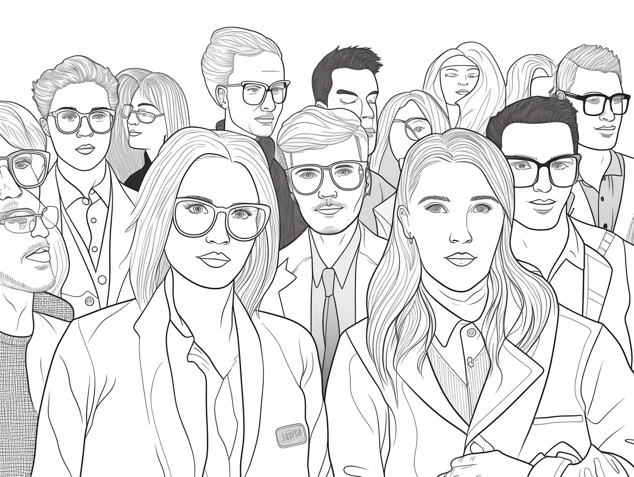 Coloring Pages For Adults Of People - People Coloring Page for Adults | Free Printable | Printable pictures ...