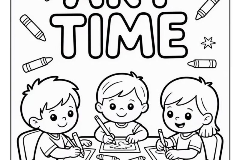 Coloring Pages For Art Class