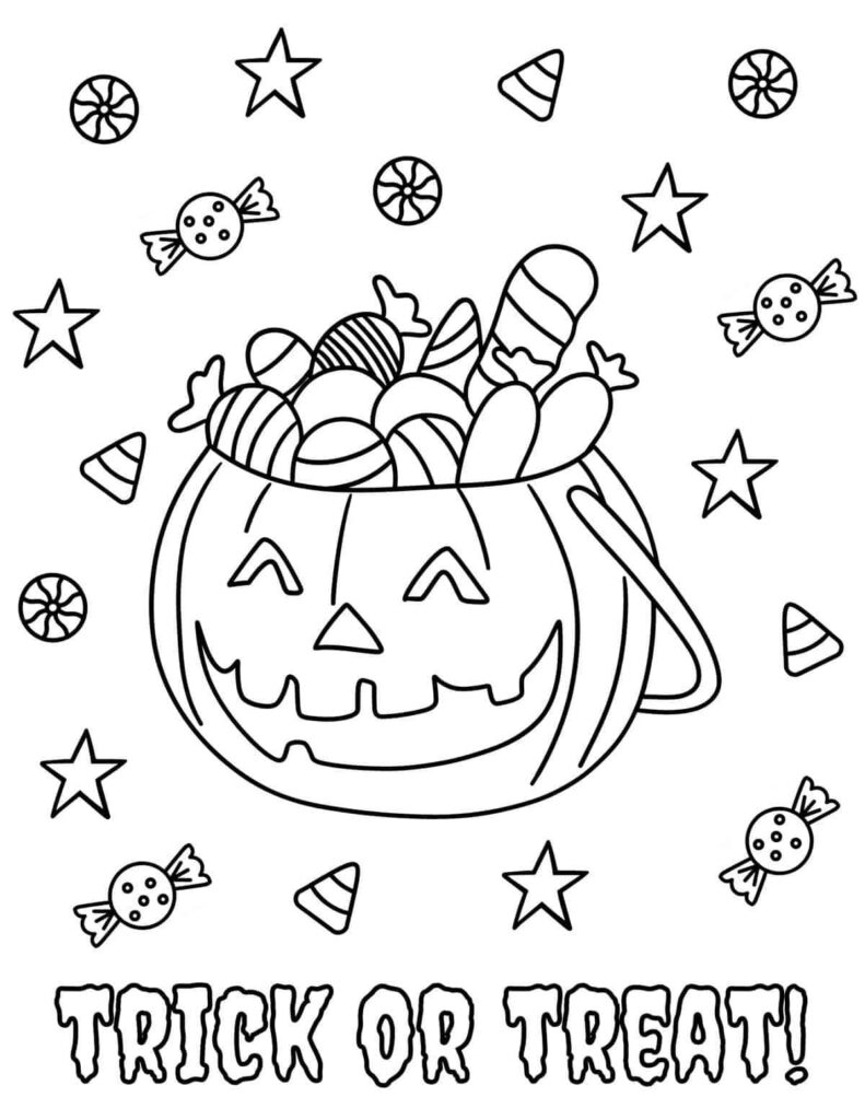 Coloring Pages For Free Halloween