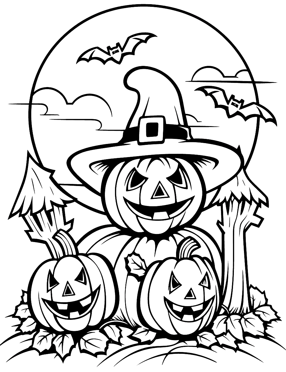 Coloring Pages For Halloween Printable - Halloween Coloring Pages To Print