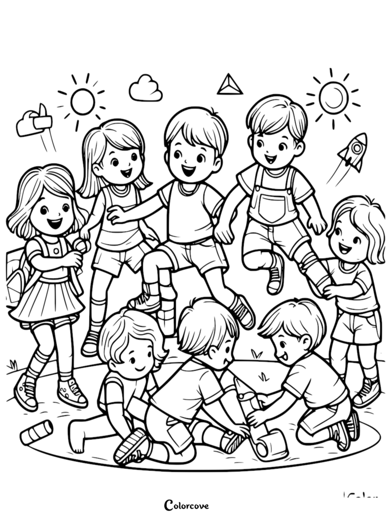 Coloring Pages For Kids Online - 115 Free Kids Coloring Pages: Creative Playtime Adventures - ColorCove
