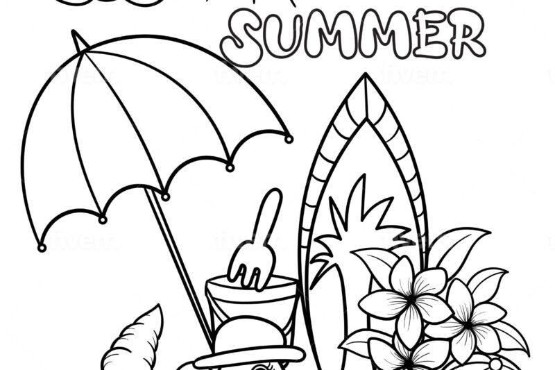Coloring Pages For Kids Summer