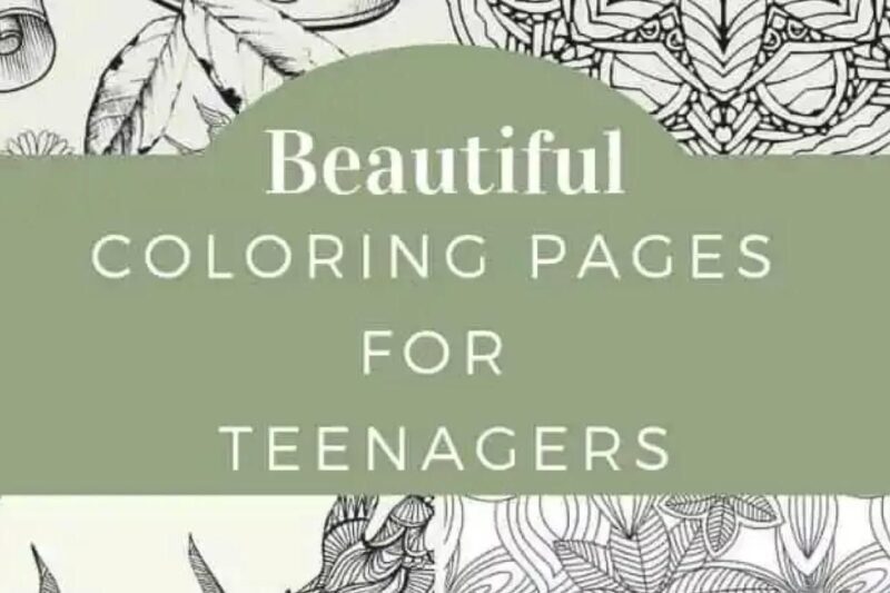 Coloring Pages For Teens Free
