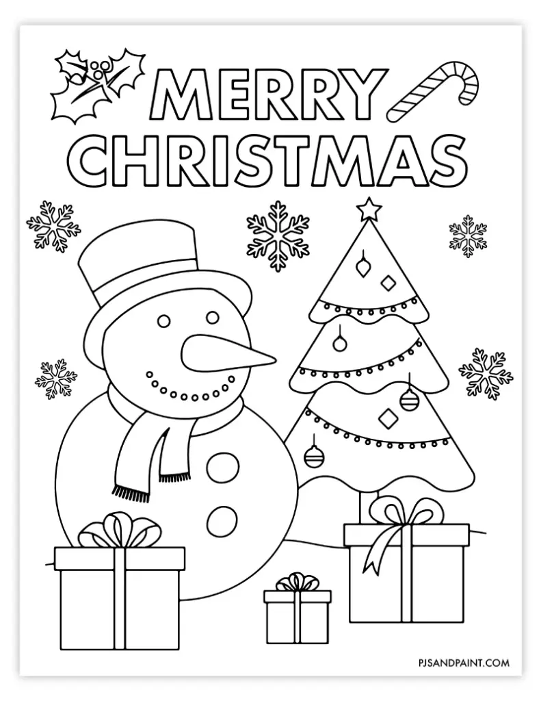 Coloring Pages Free Christmas Printables For Kids — Calendars 123 Coloring Pages Free Christmas Printables For Kids — Calendars 123