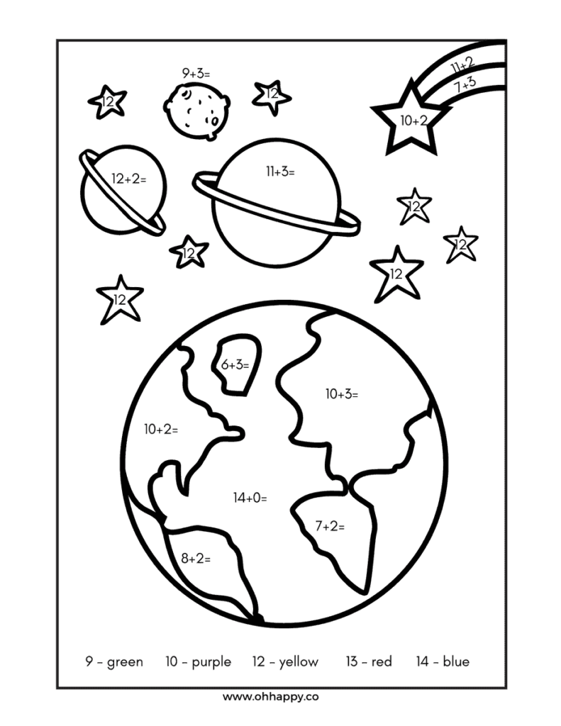 Coloring Pages Math Kindergarten [2025]