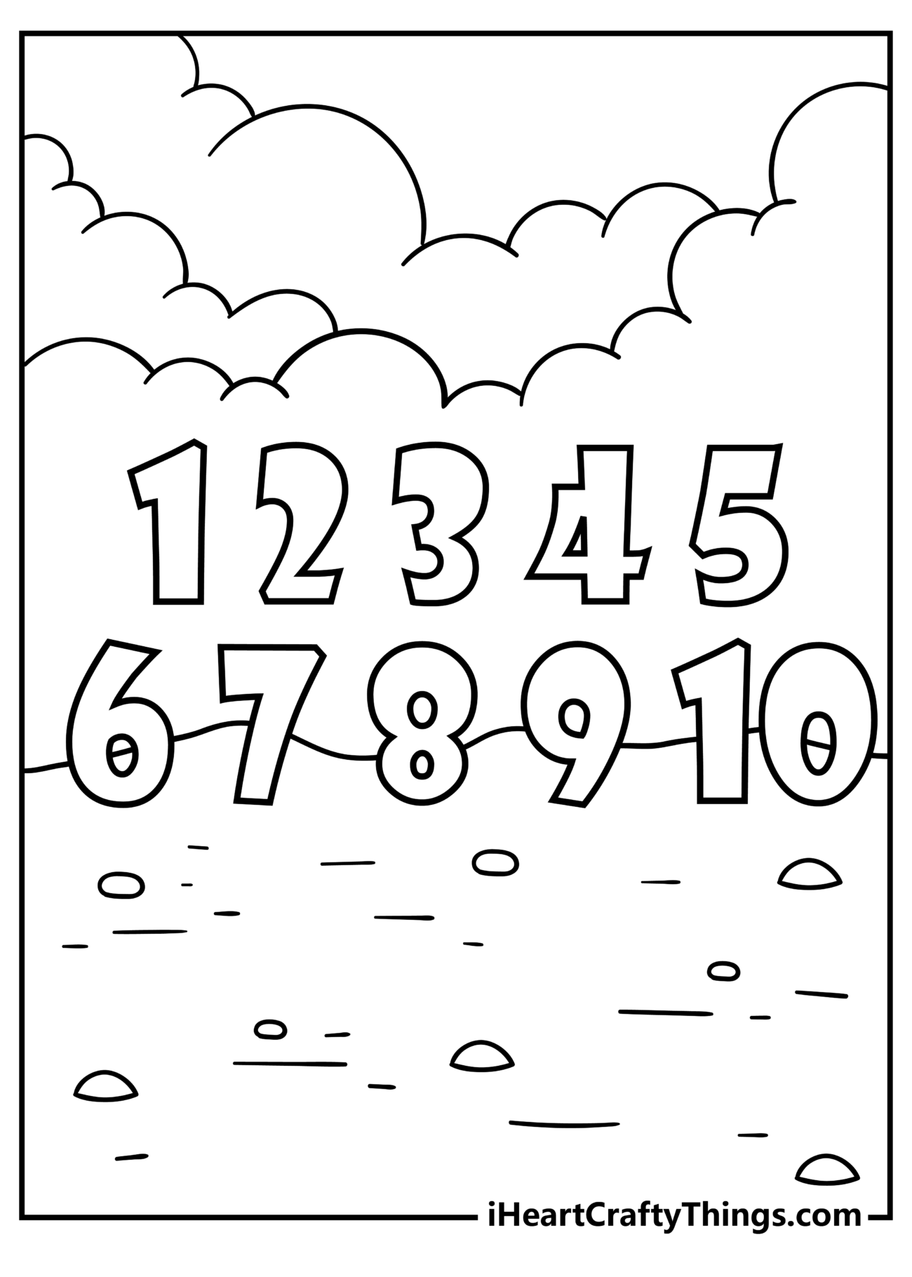 Coloring Pages With Numbers For Preschoolers - Coloring Sheets With Numbers