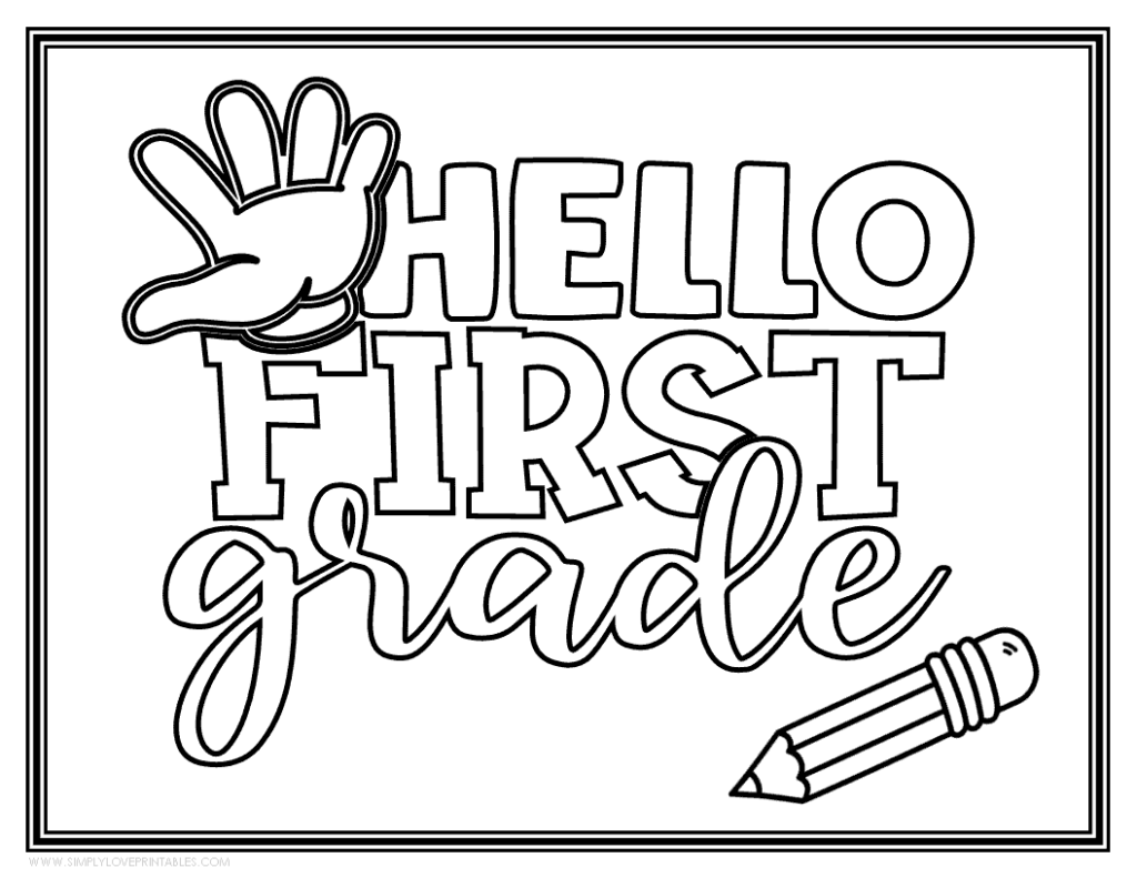 Coloring Sheets for Kids 1st Grade: A Fun and Educational Activity