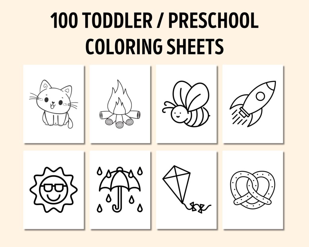 Coloring Toddler Learning Printables Baby and Toddler Printable ...