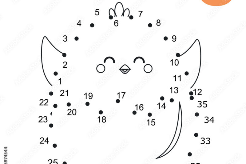 Connect The Dots Numbers Worksheets
