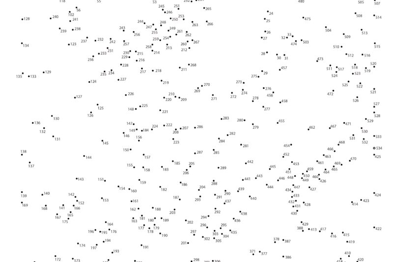 Connect The Dots Puzzles For Adults