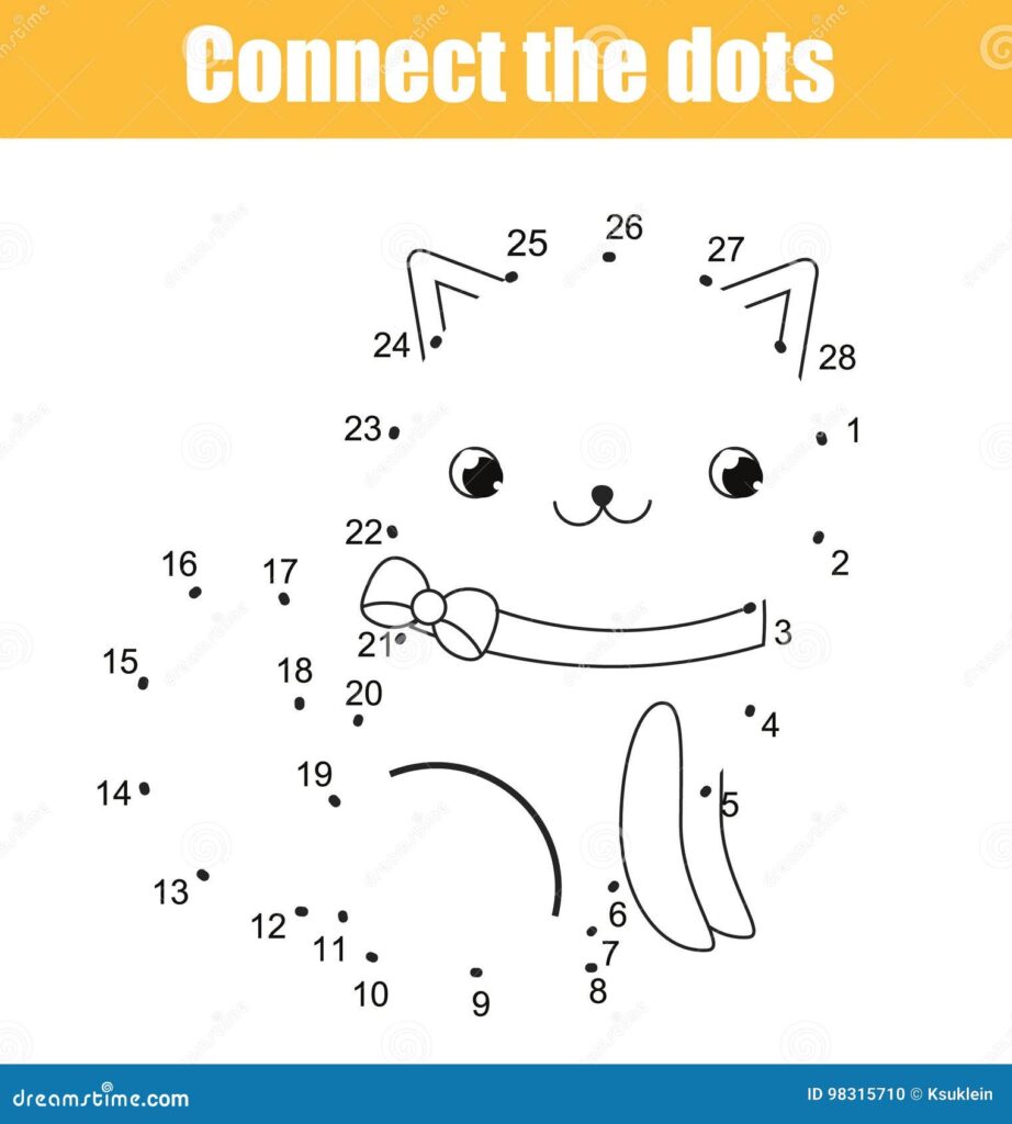Connect The Dots Worksheet - Kid Worksheet Printable