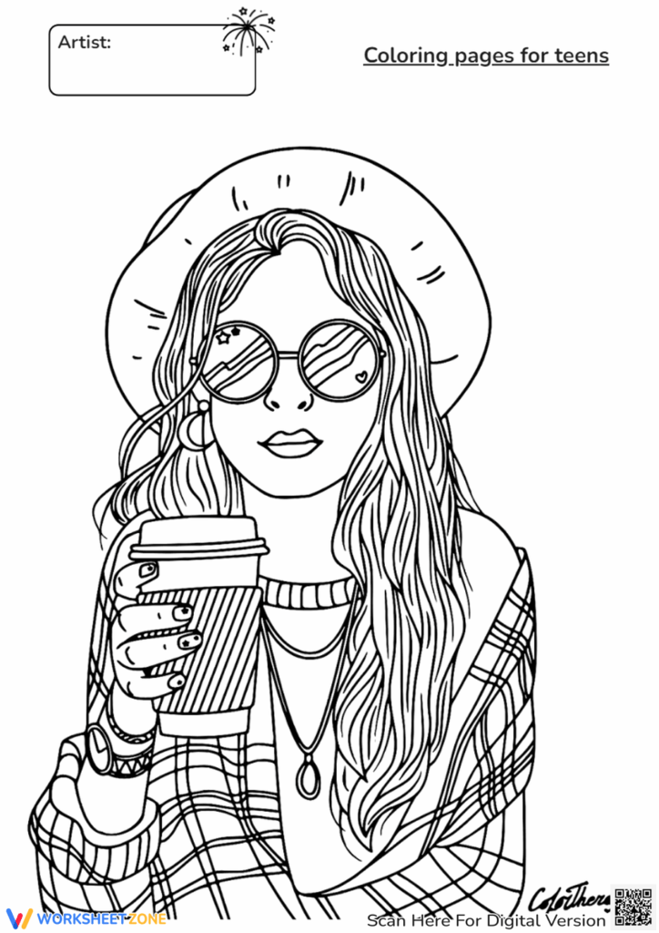 Cool Coloring Pages For Teenagers Cool Coloring Pages For Teenagers