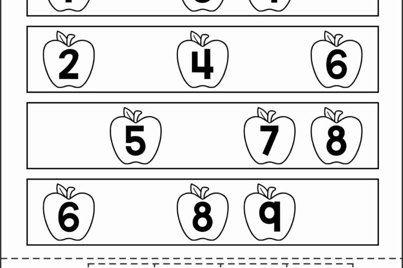 Cut And Paste Printables For Kindergarten