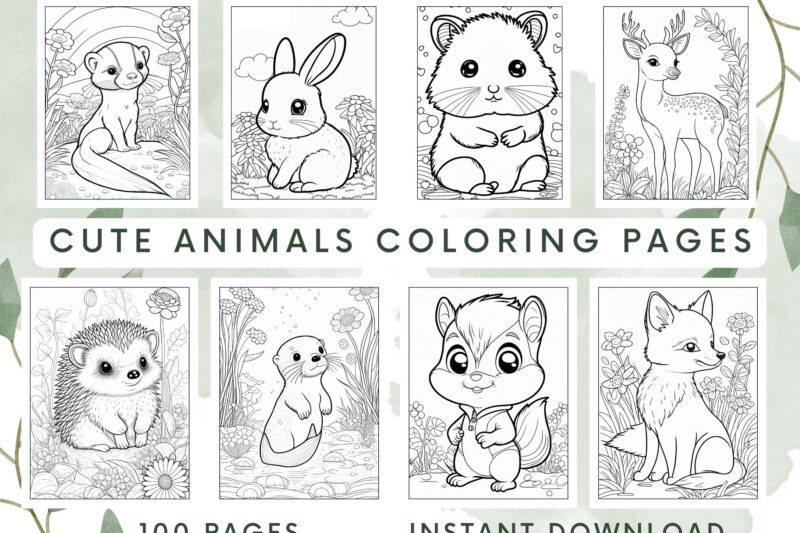 Cute Animal Pictures To Print Free