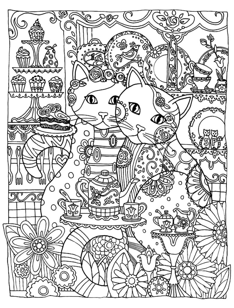 Cute Coloring Pages For Adults - Printable Coloring Free