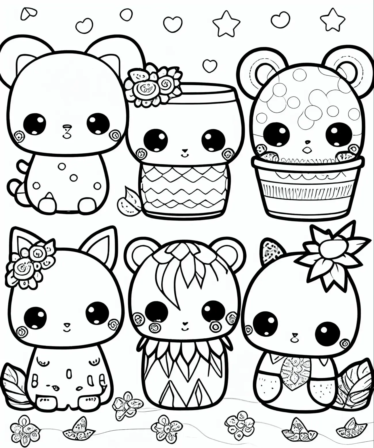 Cute Coloring Pages Printable Free - Printable Coloring Pages Cute - Free Printable US