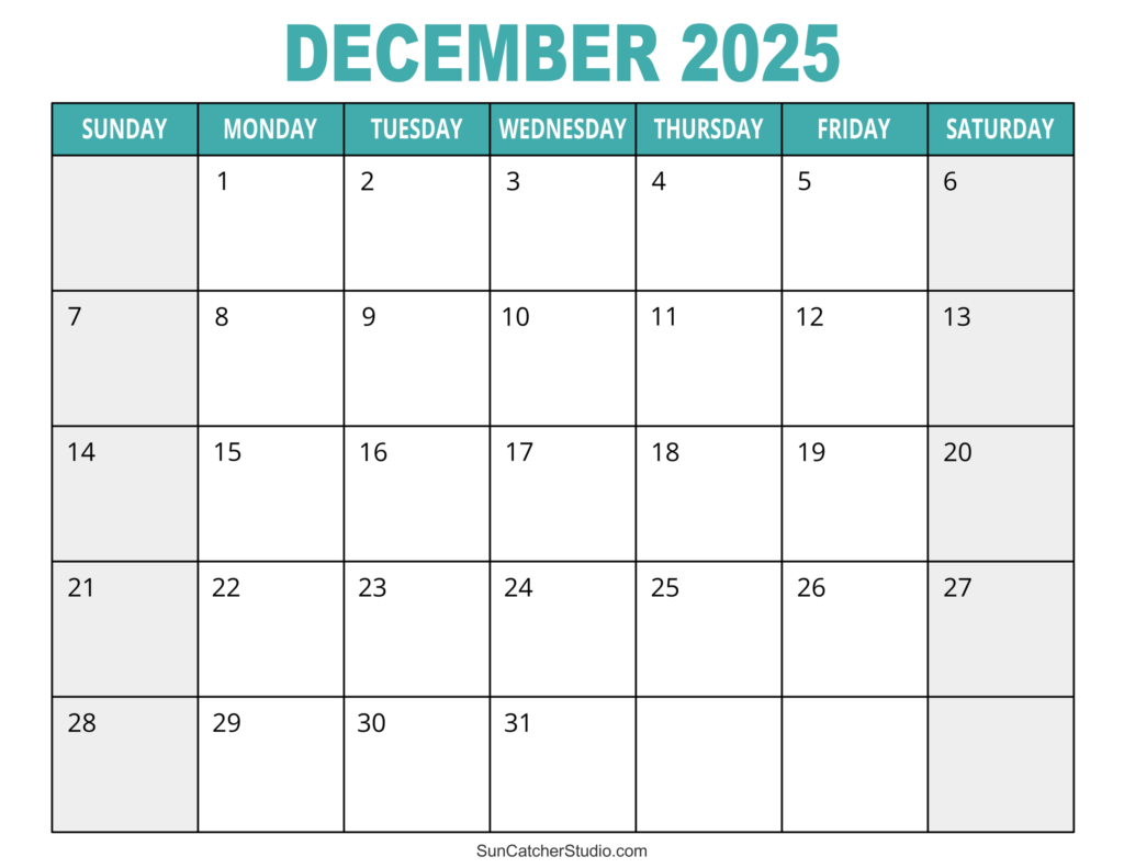 December 2025 Calendar (Free Printable) – Free Printables, Lettering … December 2025 Calendar (Free Printable) – Free Printables, Lettering ...