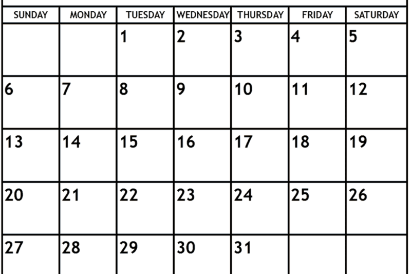 December 2026 Calendar Printable Free