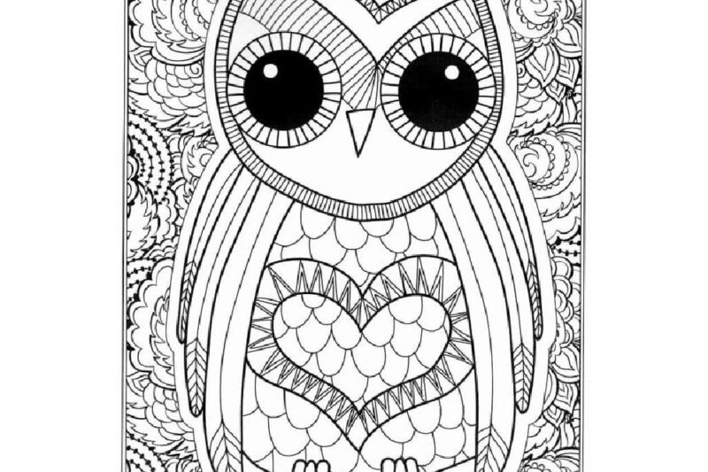 Detailed Coloring Pages For Kids