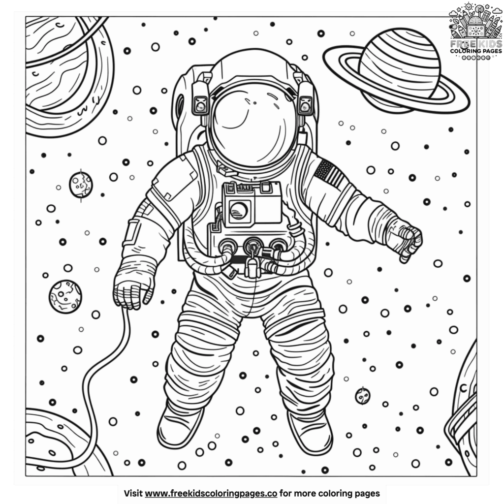 Detailed Space Coloring Pages Detailed Space Coloring Pages