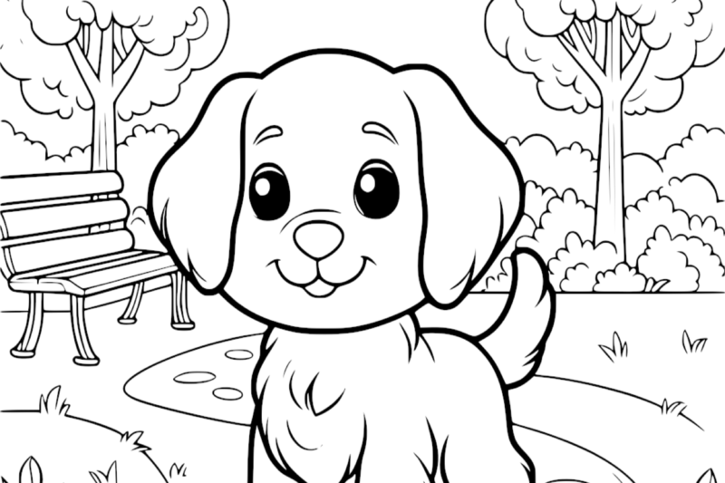 Dog Coloring Pages Free Printables