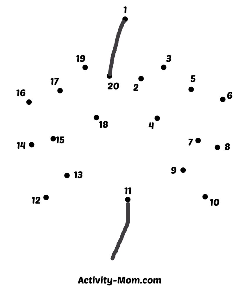 Dot To Dot Printables for Kids Collection of dot-to-dot printables featuring various designs for children