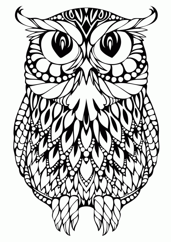 Download and print Free Animal Coloring Pages For Adults (Free PDF)
