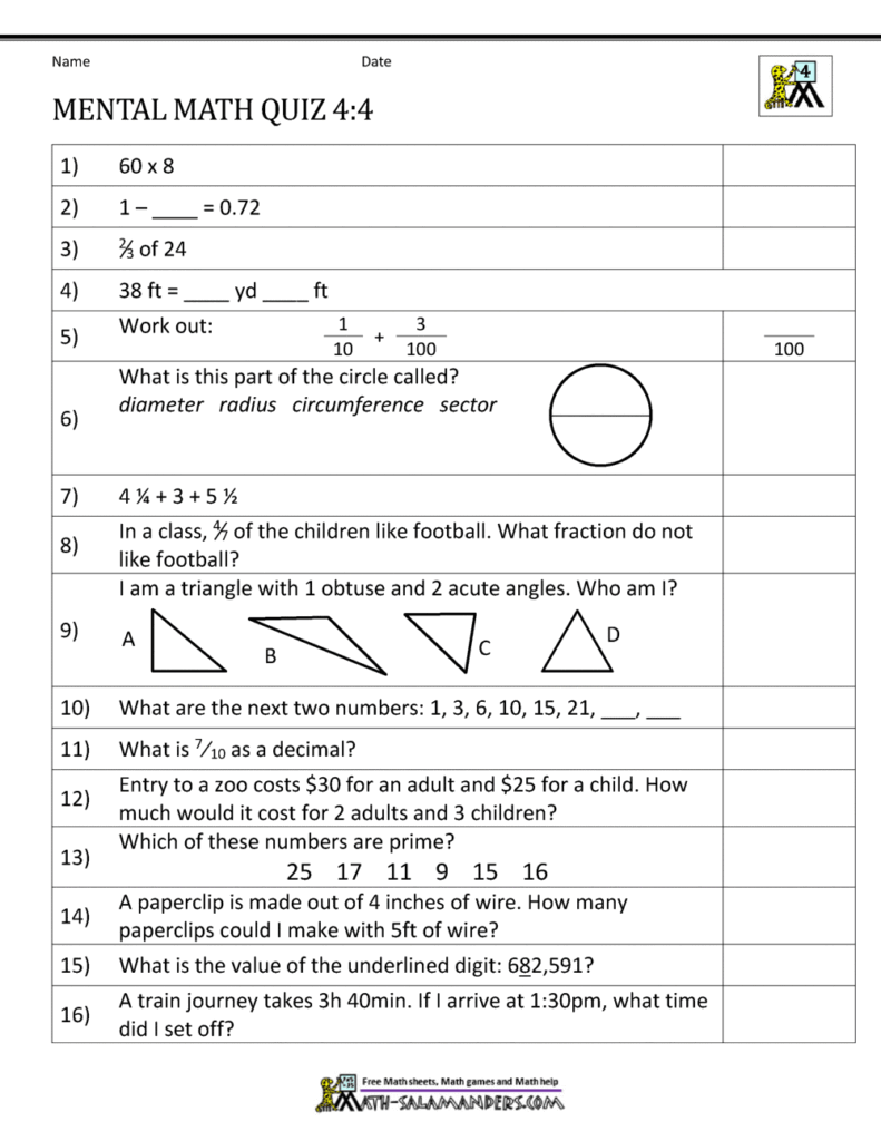 download cbse class 4 maths worksheets 2020 21 session in pdf - cbse ...