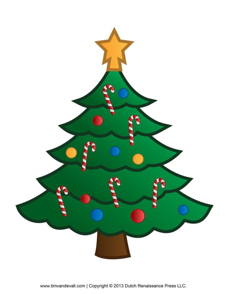 Easy Free Printable Christmas Trees: Fun Holiday Craft - Printables for ...