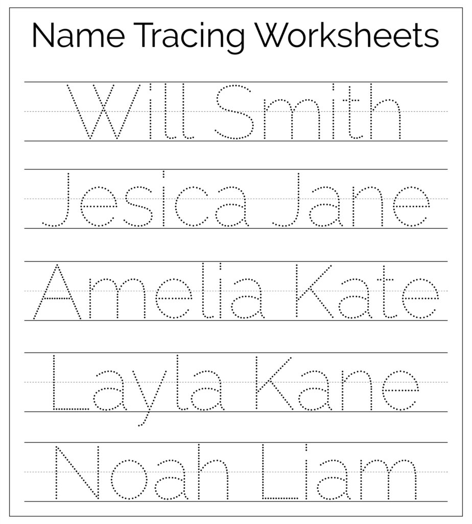 Editable Printable Blank Name Tracing Worksheets Web Free Editable ...