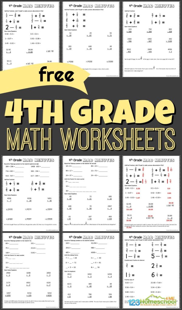️ FREE Printable 4th Grade Math Worksheets pdf – Worksheets Library ️ FREE Printable 4th Grade Math Worksheets pdf - Worksheets Library