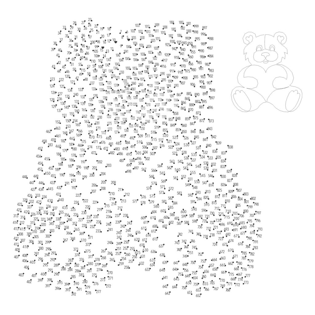Extremely Hard Dot To Dot Free Printables | Fanny Printable