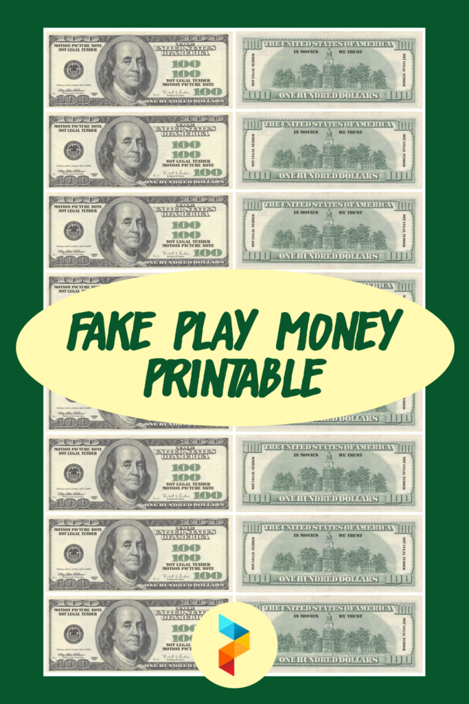 Fake Play Money – 10 Free PDF Printables | Printablee Fake Play Money - 10 Free PDF Printables | Printablee