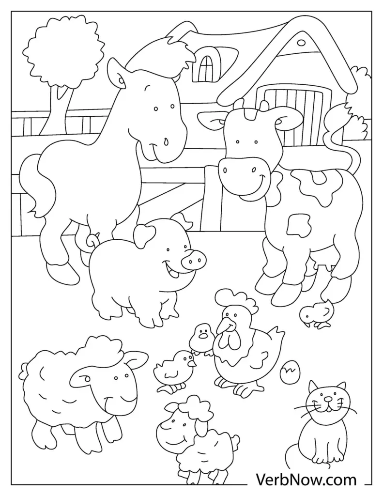 Farm Coloring Pages For Kids Farm Coloring Pages For Kids