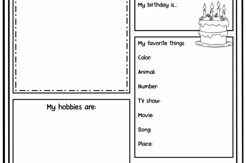 First Day Of School Worksheet