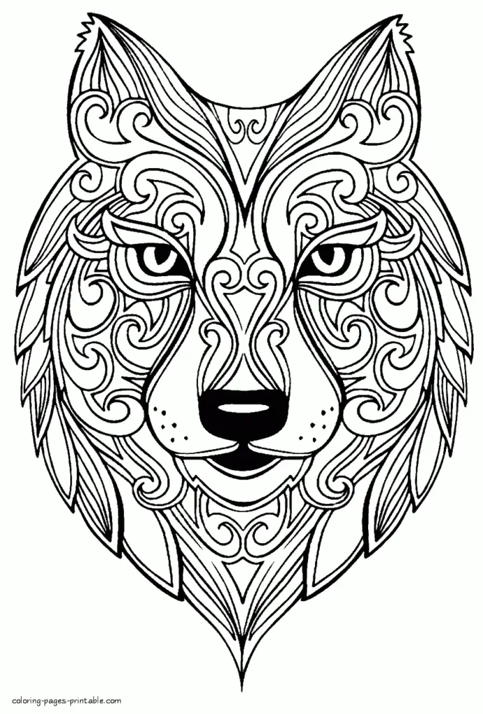 Free Adult Animal Coloring Pages - Zentangle Animal Coloring Pages For Adults Coloring Pagesadult Coloring ...