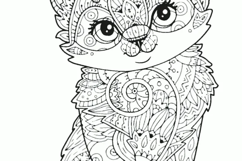 Free Adult Coloring Pages Animals
