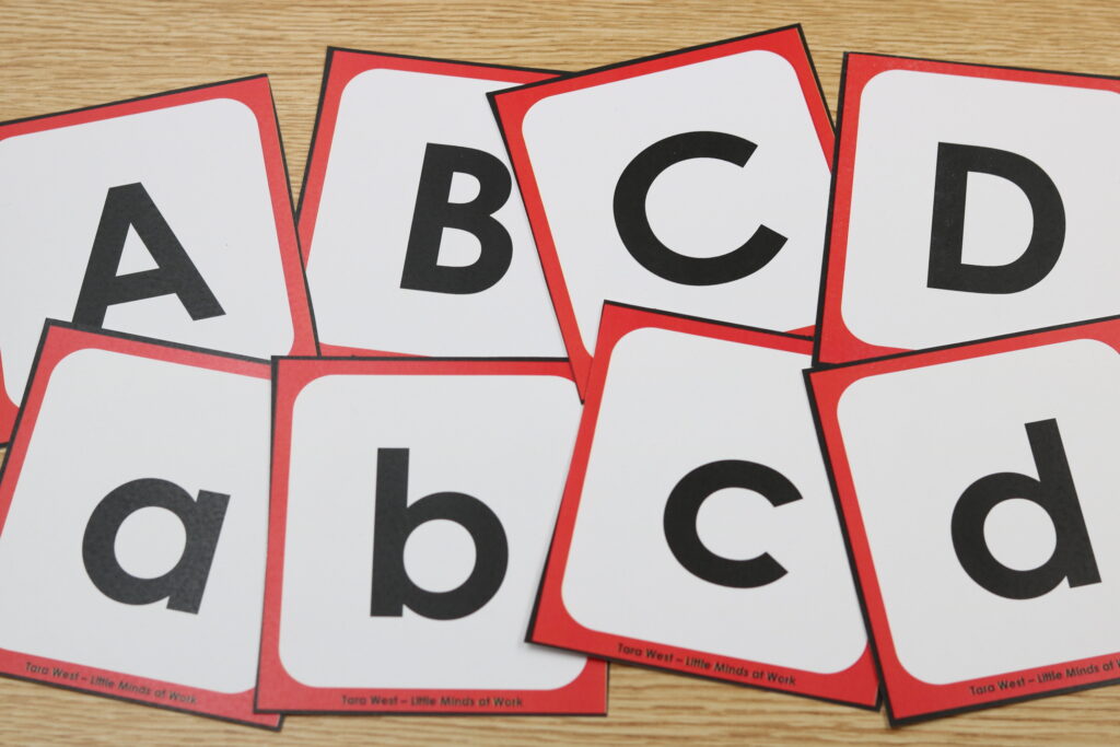 Free Alphabet Cards To Print – Flashcards for Learning Free Alphabet Cards To Print featuring uppercase and lowercase letters on colorful cards