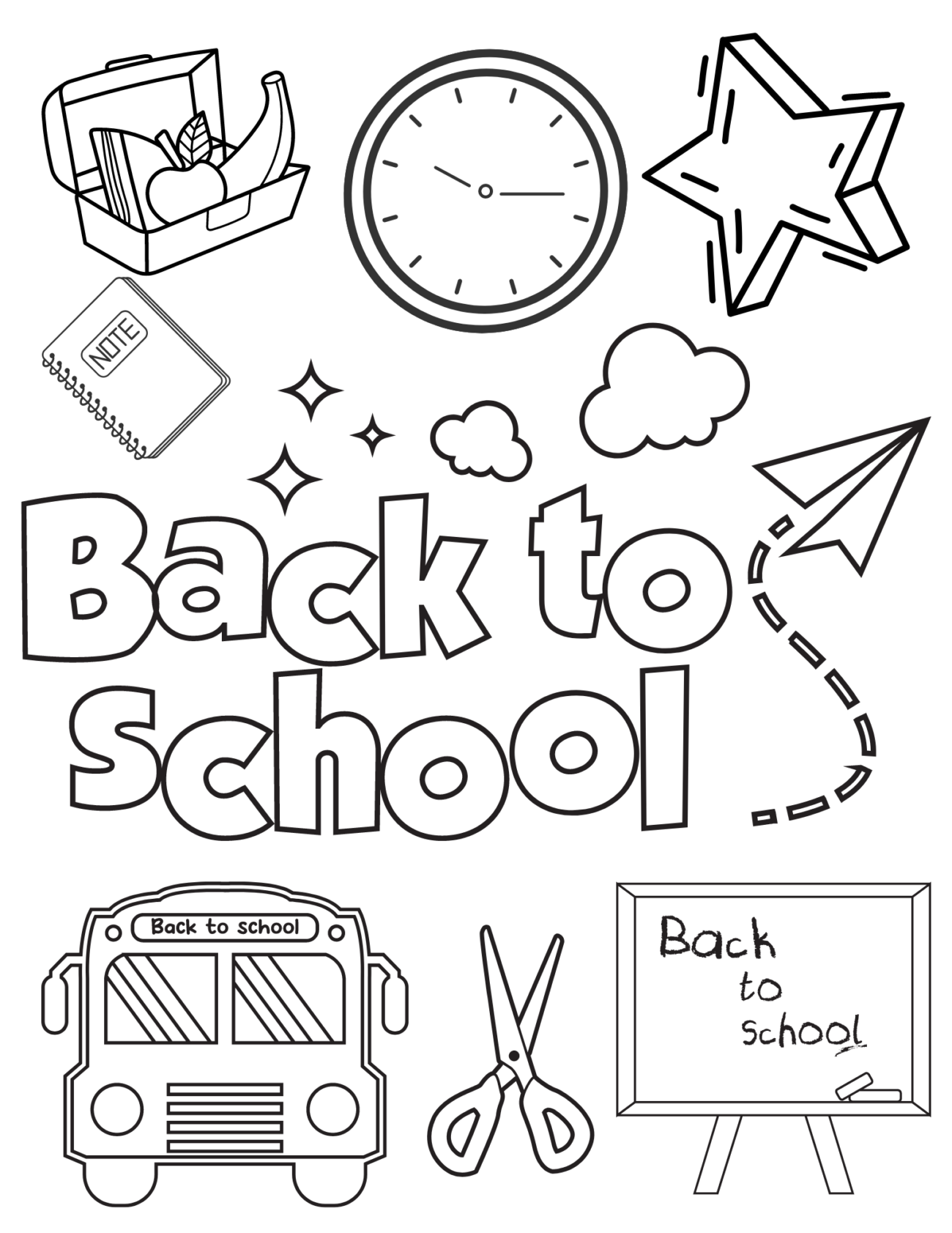 Free Back To School Printables - Back to School Worksheets | Woo! Jr. Kids Activities : Childrens ...