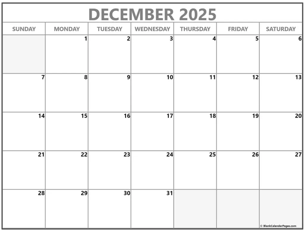 Free Blank 2025 Calendar Printable Free Pdf Free Blank 2025 Calendar Printable Free Pdf