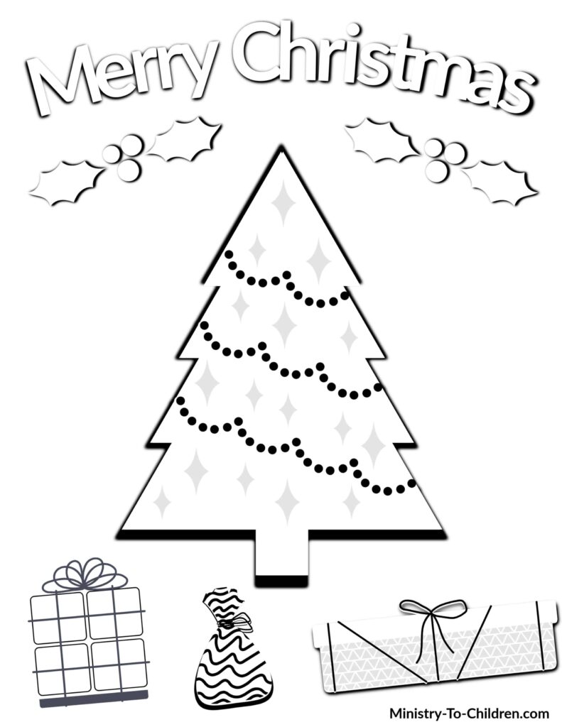 Free Christmas Coloring Pages For Preschoolers Printable