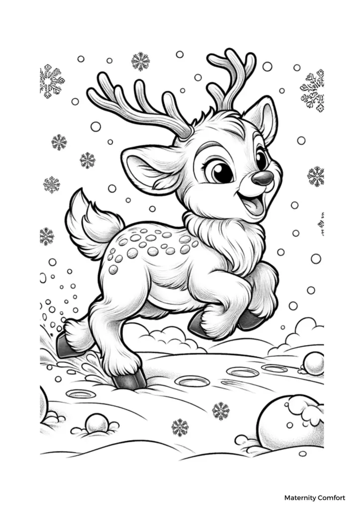 Free Christmas Colouring In Pictures