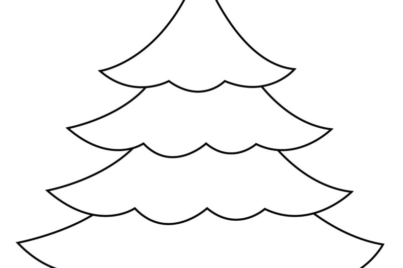 Free Christmas Tree Pictures To Print