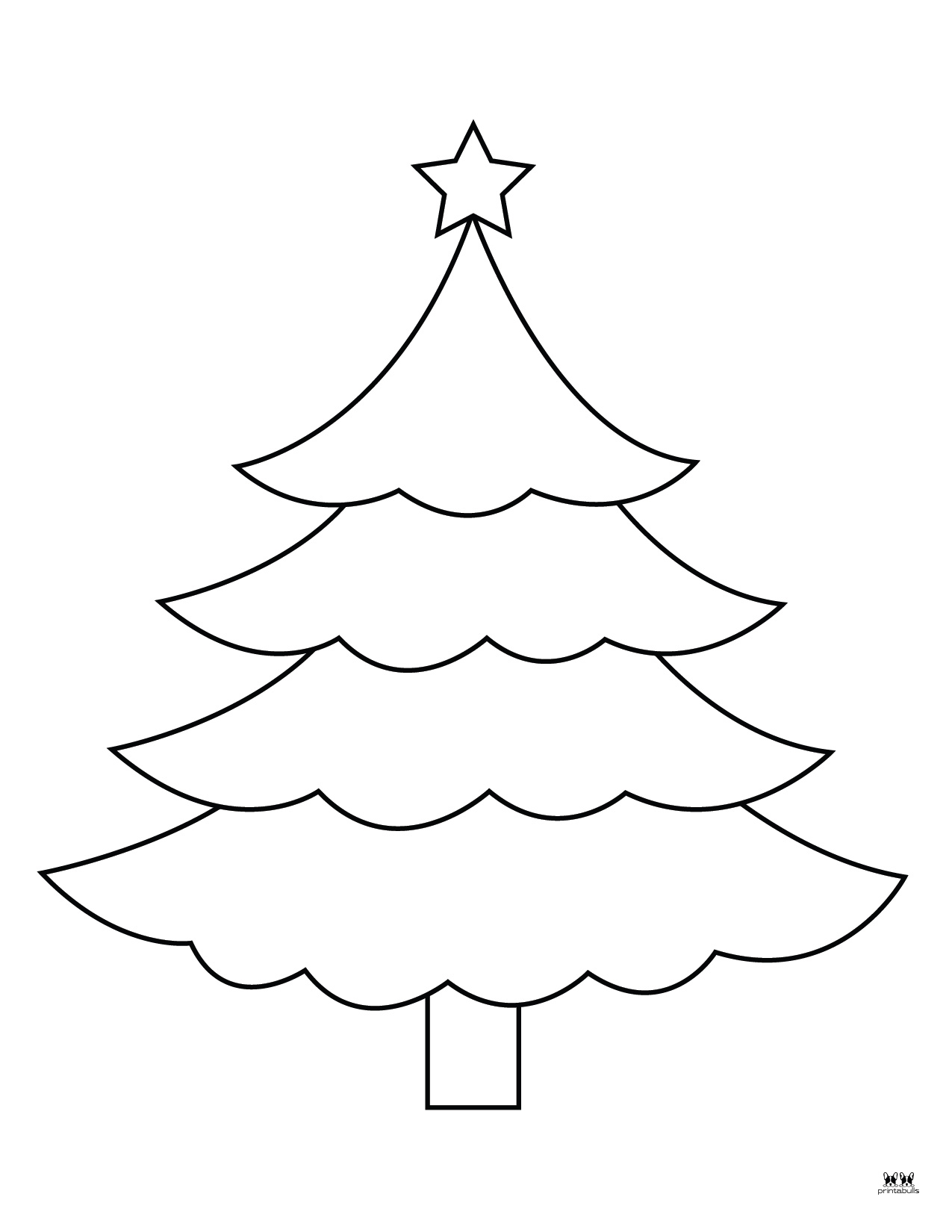 Free Christmas Tree Pictures To Print - Christmas Tree Coloring Pages & Templates - 22 FREE Printables ...