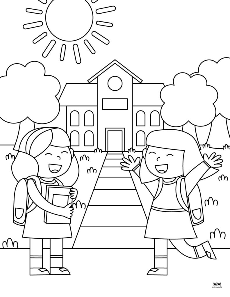 Free Coloring Pages Back To School Free Coloring Pages Back To School