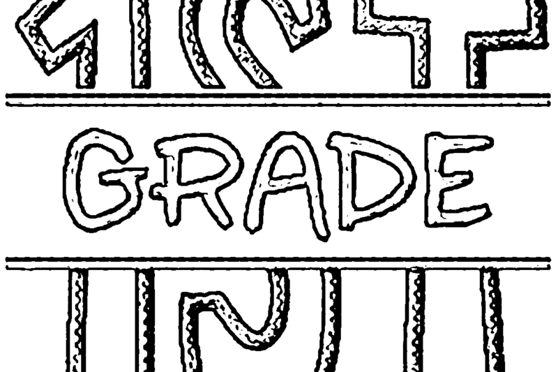 Free Coloring Pages For 1st Graders