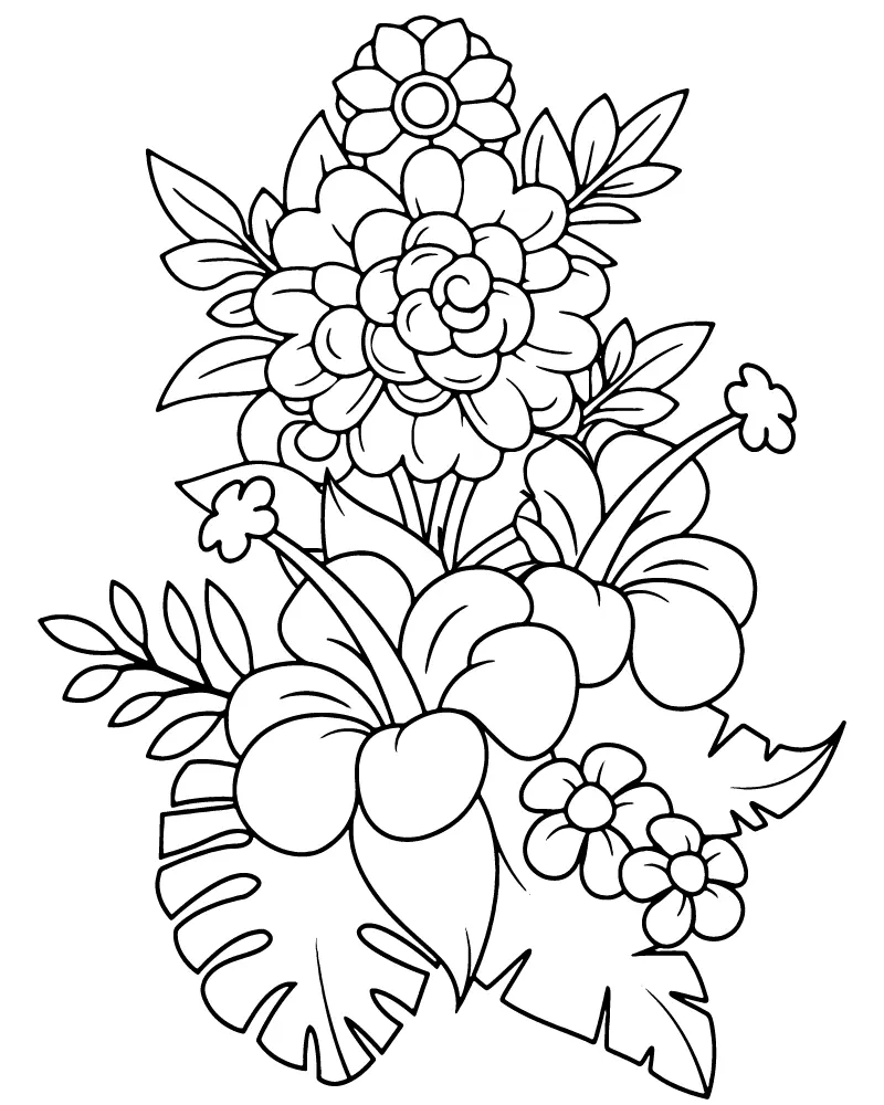 Free Coloring Pages For Adults Easy - Coloring Pages Easy For Adults